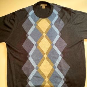 Vintage Tricots St Raphael  Sweater Mens Size XL Blue